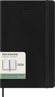Kalendarze - MOLESKINE kalendarz 2026 CZARNY LARGE WEEKLY SOFT TYGODNIOWY (13x21) - miniaturka - grafika 1