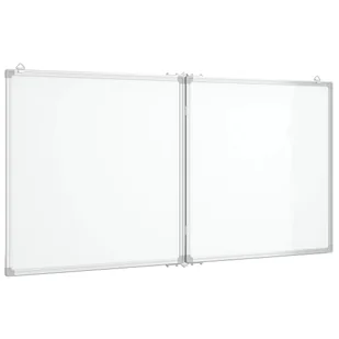 vidaXL Tablica magnetyczna, składana, 120x60x1,7 cm, aluminiowa - Tablice interaktywne - miniaturka - grafika 1