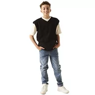 Bluzy dla chłopców - Garcia Kids Bluza chłopięca, czarna (off black), 176 - miniaturka - grafika 1