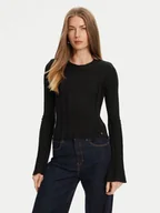 Swetry damskie - Guess Sweter W5YR13 Z3OT0 Czarny Regular Fit - miniaturka - grafika 1