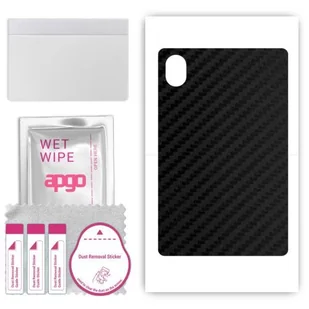 folia naklejka skórka strukturalna na TYŁ do Umidigi G1 Tab - Carbon Czarny - apgo SKINS - Akcesoria do tabletów i e-booków - miniaturka - grafika 1
