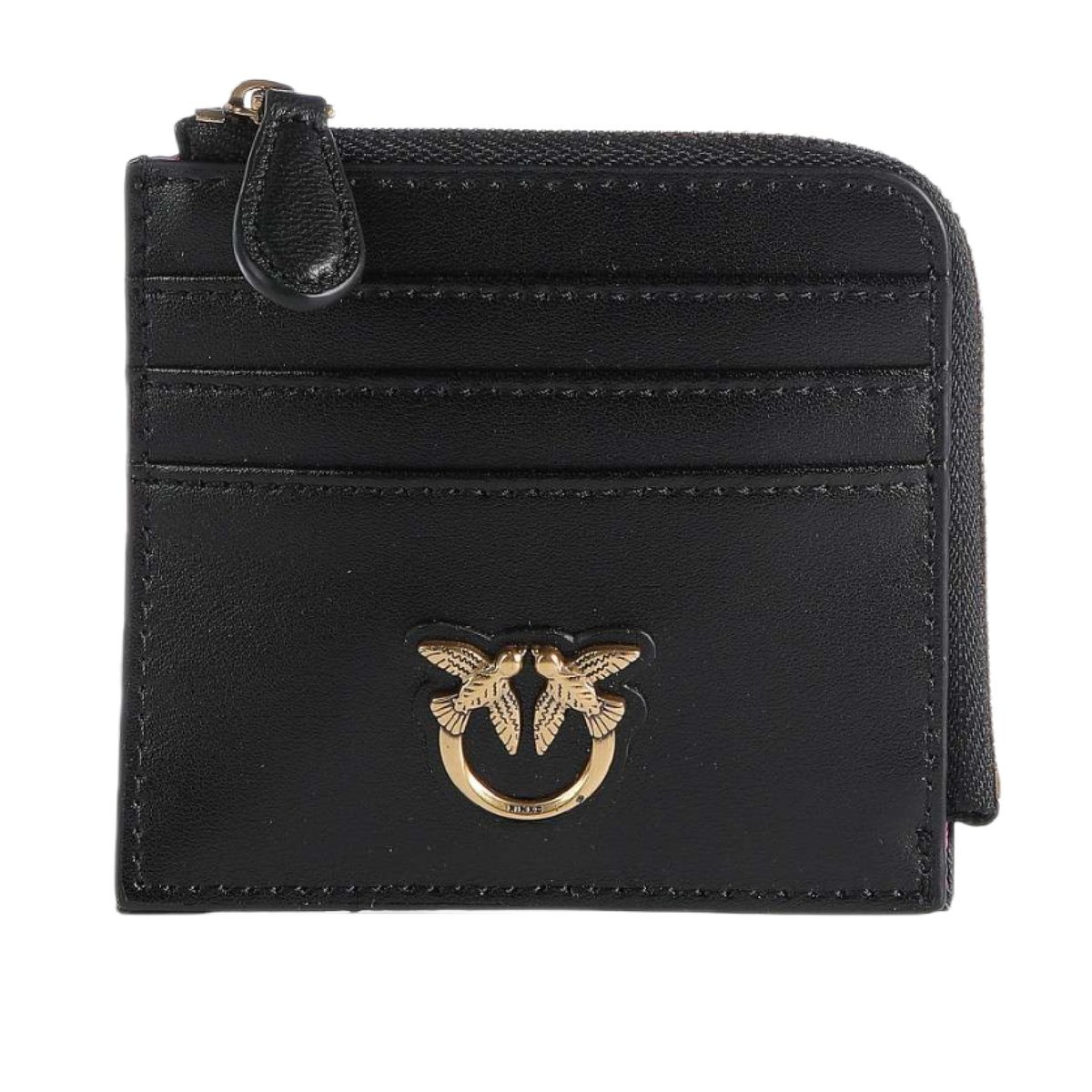 Pinko Card Holder Skórzany Nappa Chevron