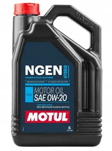 Olej Silnikowy Motul Ngen Hybrid Plug-in Hybryda 0W20 0W-20 4L - Oleje silnikowe - miniaturka - grafika 1