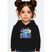 Bluzy dla dziewczynek - BLUZA DZIECIĘCA KPOP DEMON HUNTERS HUNTRIX 134-140 Z KAPTUREM BAWEŁNIANA - miniaturka - grafika 1