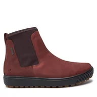 Botki damskie - Botki ECCO Soft 7 Tred W 45046302474 Brązowy - miniaturka - grafika 1