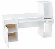 Biurka - Biurko szafka b3 białe 150cm regał komoda półka - miniaturka - grafika 1