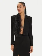 Marynarki i żakiety damskie - Patrizia Pepe Marynarka 8S0500/A454-K103 Czarny Regular Fit - miniaturka - grafika 1