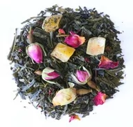 Herbata - Herbata zielona o smaku tajemniczy ogród 120g najlepsza herbata liściasta sypana w eko opakowaniu - miniaturka - grafika 1