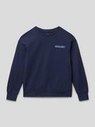 Swetry dla chłopców - Bluza z nadrukiem z logo - miniaturka - grafika 1