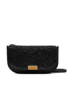 Tommy Hilfiger Torebka Party Le Mini Crossover Beaded AW0AW17940 Czarny - Torebki damskie - miniaturka - grafika 1