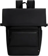 Plecaki - Tommy Hilfiger Męski plecak TH TPU ROLLTOP AM0AM13497 plecak, czarny (czarny), OS, czarny (czarny), rozmiar uniwersalny - miniaturka - grafika 1