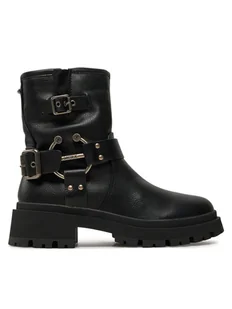 MEXX Botki MI001713043W Czarny - Botki damskie - miniaturka - grafika 1