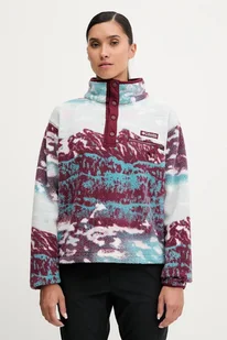 Columbia bluza sportowa Helvetia kolor niebieski wzorzysta 2098501 - Bluzy damskie - miniaturka - grafika 1