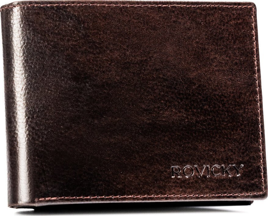 Rovicky Duży portfel męski ze skóry naturalnej - Rovicky NoSize