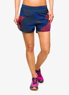 Sukienki i spódnice sportowe - Spodenki do biegania damskie adidas Adizero Split Shorts - black/fuschia - miniaturka - grafika 1