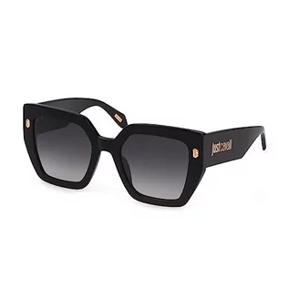 Okulary przeciwsłoneczne - Just Cavalli Okulary damskie, Shiny Black, 53 - grafika 1