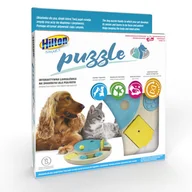 Zabawki dla kotów - HILTON Puzzle Interaktywna łamigłówka na smakołyki - zabawka dla psa i kota - miniaturka - grafika 1