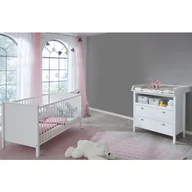 Meble do sypialni - Komplet białych mebli do pokoju niemowlaka A0-R65 - miniaturka - grafika 1