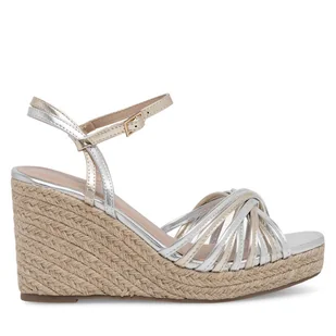 Espadryle DeeZee WYL2610-01 Srebrny - Espadryle damskie - miniaturka - grafika 1