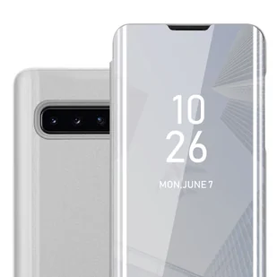 Pokrowiec Do Samsung Galaxy S10 4G w Etui SREBRNY AGAT  Case Cover Obudowa Ochronny Cadorabo - Etui i futerały do telefonów - miniaturka - grafika 1