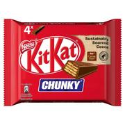 Batoniki - KitKat Chunky Paluszek waflowy w mlecznej czekoladzie 160 g (4 x 40 g) - miniaturka - grafika 1