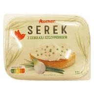 Sery - Auchan - Serek z cebulką i szczypiorkiem - miniaturka - grafika 1