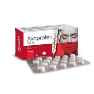 Axoprofen Forte 400mg, 20tabl. - Witaminy i minerały - miniaturka - grafika 1