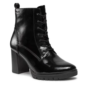 Botki Tamaris 1-25110-41 Black Patent 018 - Botki damskie - miniaturka - grafika 1