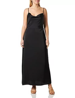 Sukienki - Vila Damska sukienka Viravenna Strap Ankle Dress-Noos, czarny, 42 - grafika 1