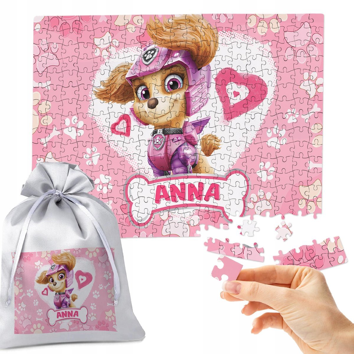 PUZZLE 252 el. SKYE PSI PATROL - IDEALNY PREZENT ŚWIĘTA CHOINKĘ TWOJE IMIĘ