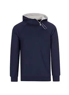 Trigema Męska bluza z kapturem 674943122, granatowa, XXL, grantowy, XXL - Bluzy męskie - miniaturka - grafika 1