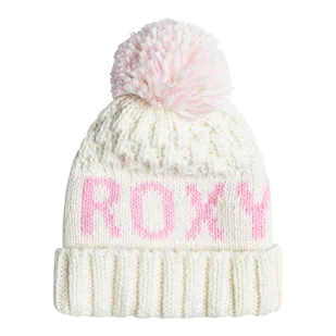 Dziecięca Czapka zimowa ROXY TONIC GIRL BEANIE ERGHA03287-WBS0 – Biały - Czapki dla dzieci - miniaturka - grafika 1