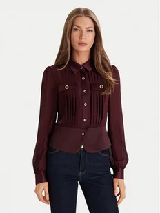 Morgan Koszula 232-CLOCLO Bordowy Regular Fit - Koszule damskie - miniaturka - grafika 1