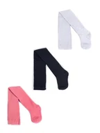 Rajstopy - YoClub, Rajstopy dziewczęce, bawełniane gładkie, 3PAK, 68/74 - miniaturka - grafika 1