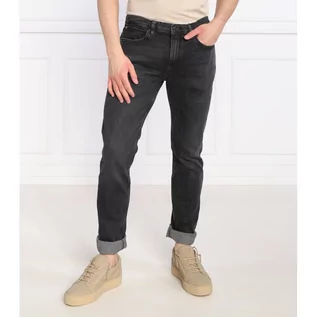Spodnie męskie - HUGO Jeansy 734 | Extra slim fit - grafika 1