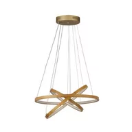 Lampy sufitowe - Eternity lampa wisząca 3xLED/23W złota/naturalny bambus 75033-3NA - miniaturka - grafika 1