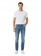 Spodnie męskie - PEPE JEANS SPODNIE JEANSOWE NIEBIESKIE 29/32 P9W - miniaturka - grafika 1