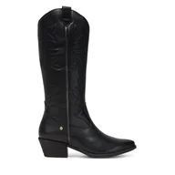 Kozaki damskie - Kowbojki Pikolinos W5Z-9769C1 Czarny - miniaturka - grafika 1