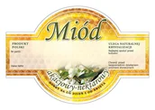 Akcesoria do hodowli zwierząt - Etykiety na Miód Akacjowy (100szt) - miniaturka - grafika 1