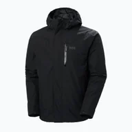 Odzież trekkingowa damska - Kurtka 3w1 męska Helly Hansen Juell 3-In-1 990 czarna  53679 - miniaturka - grafika 1