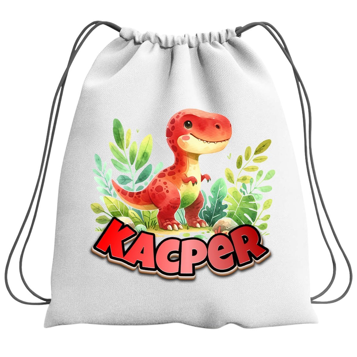 Plecak Worek Dinozaur Dinozaury Rex Szkolny Na Buty WF Obuwie Z Napisem