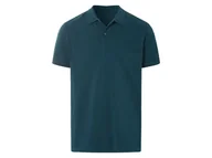 Koszulki męskie - LIVERGY® Koszulka polo męska z bawełny (Petrol, M (48/50)) - miniaturka - grafika 1
