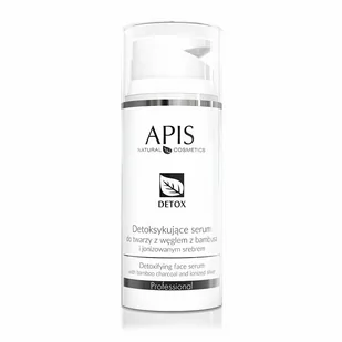 Apis Natural Cosmetics Detoksykujące serum do twarzy z węglem z bambusa i jonizowanym srebrem 100 ml - Serum do twarzy - miniaturka - grafika 1