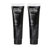 Pasty do zębów - Ecodenta Czarna pasta Double Pack 2x100ml EUR4241 - miniaturka - grafika 1
