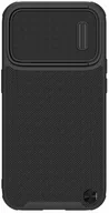 Etui i futerały do telefonów - Nillkin Textured S Magnetic Case etui iPhone 14 Pro Max pokrowiec MagSafe z osłoną na aparat czarny - miniaturka - grafika 1