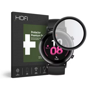 Hofi Szkło hybrydowe HOFI Hybrid Glass do HUAWEI Watch GT 2 42 mm Czarny - Akcesoria do smartwatchy - miniaturka - grafika 2