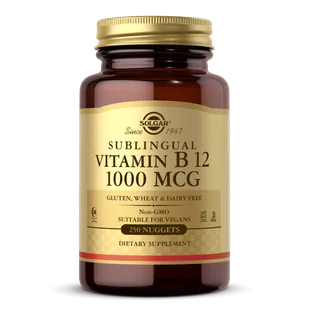 Solgar, Witamina B12 1000 mcg, 250 kaps. - Suplementy naturalne - miniaturka - grafika 1
