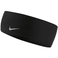 Ozdoby do włosów - Opaska na głowę Nike Dri-Fit Swoosh 2.0 (kolor Czarny) - miniaturka - grafika 1