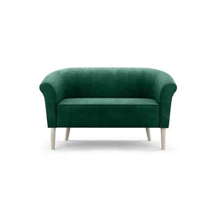 Wygodna sofa tapicerowana PERO 2 - zielony / R38 Noga Wenge - Sofy i kanapy - miniaturka - grafika 1
