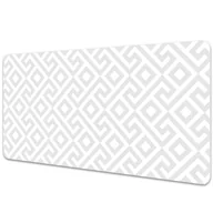 Podkładki na biurko - Ochronna mata na biurko Grecki ornament 90x45 cm - miniaturka - grafika 1
